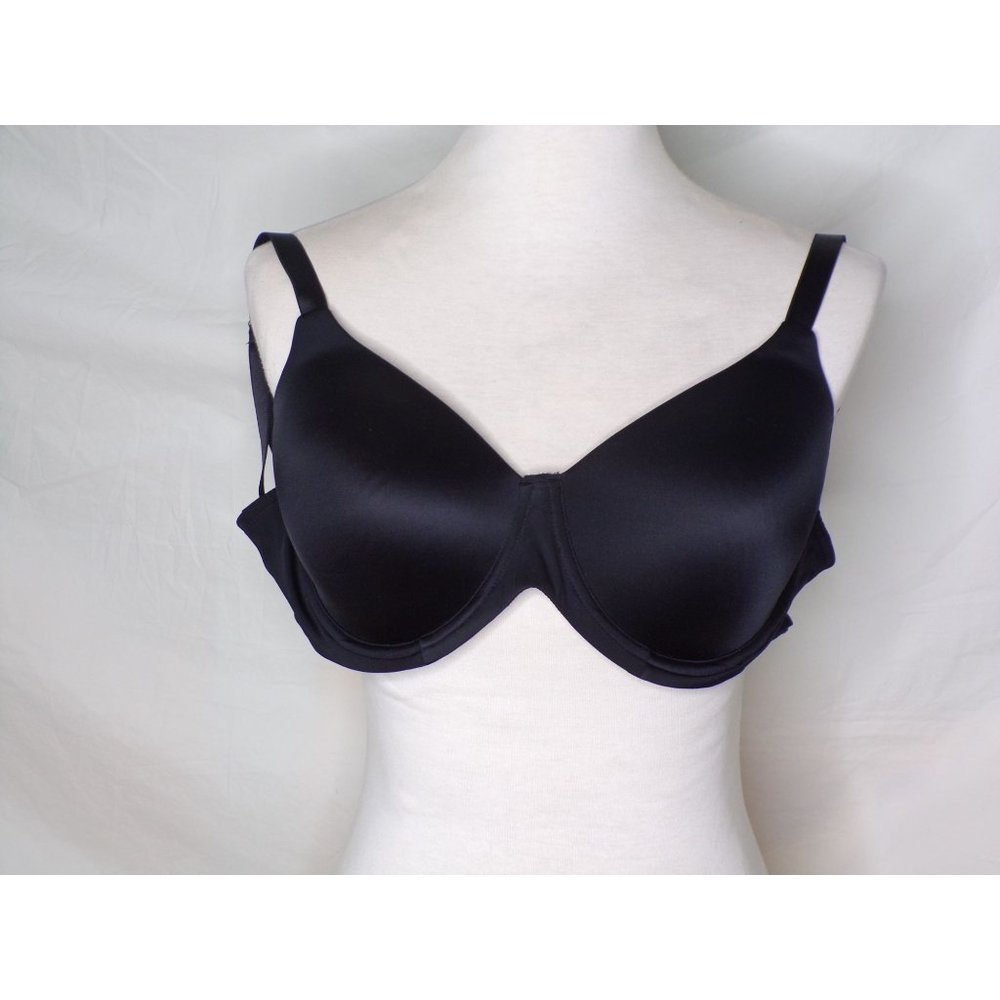 LE MYSTERE Contour Plunge Convertible Underwire T-Shirt Bra Black 32G NEW